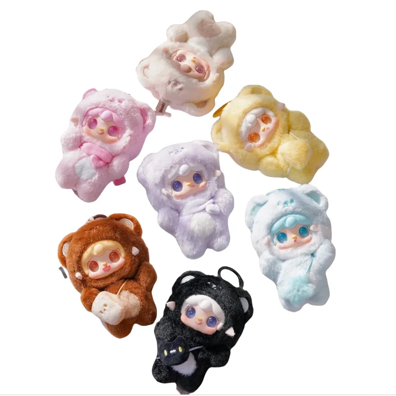 

Authentic Yooki 4th Generation Bite Bear Blind Box Vinyl Doll Backpack Pendant Holiday Gift Cute Doll Model Popular Decoration