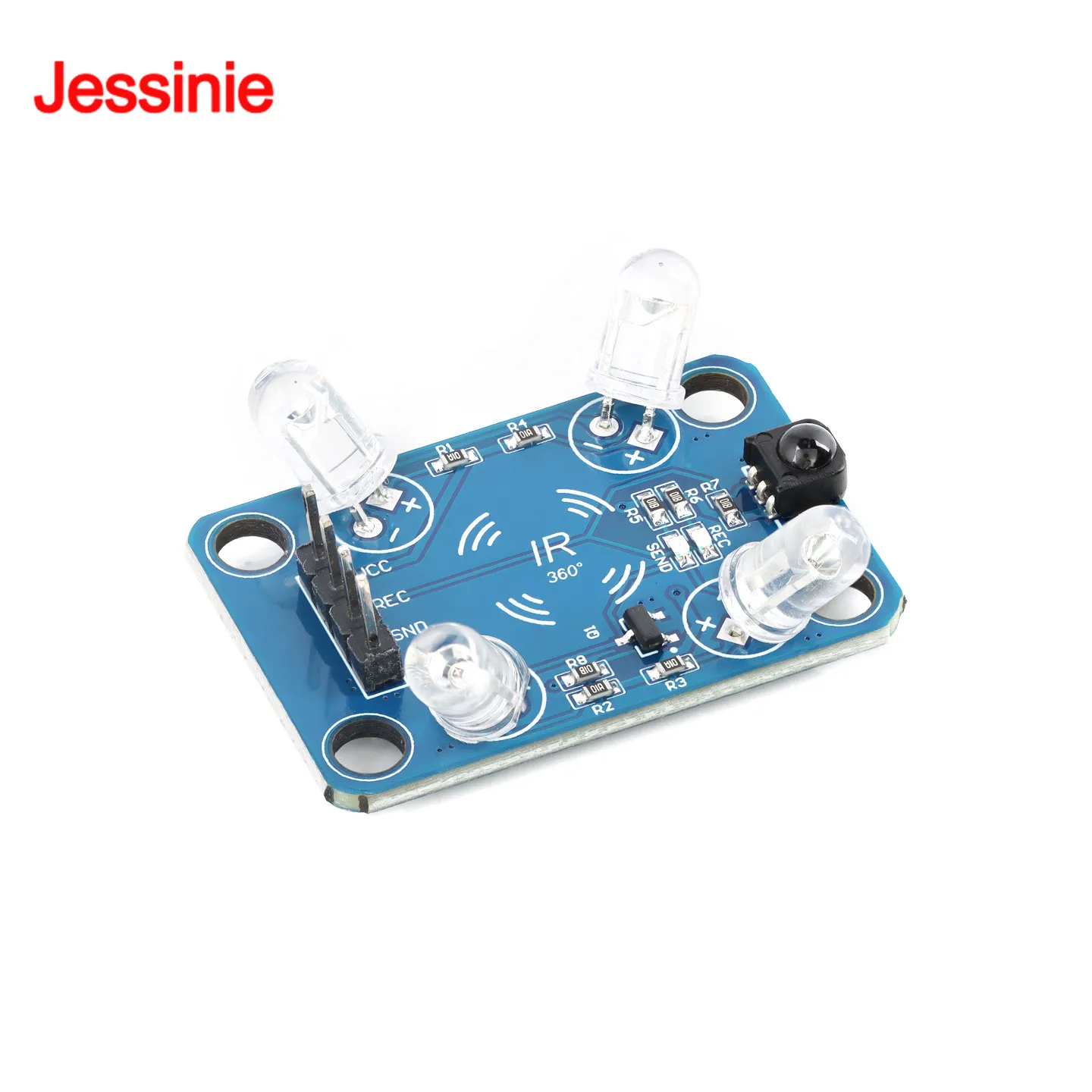 38kHz IR Infrared Transmitter Receiver Sensor Module 360° IR Signal Transmission Without Dead Angle Electronic Building Block