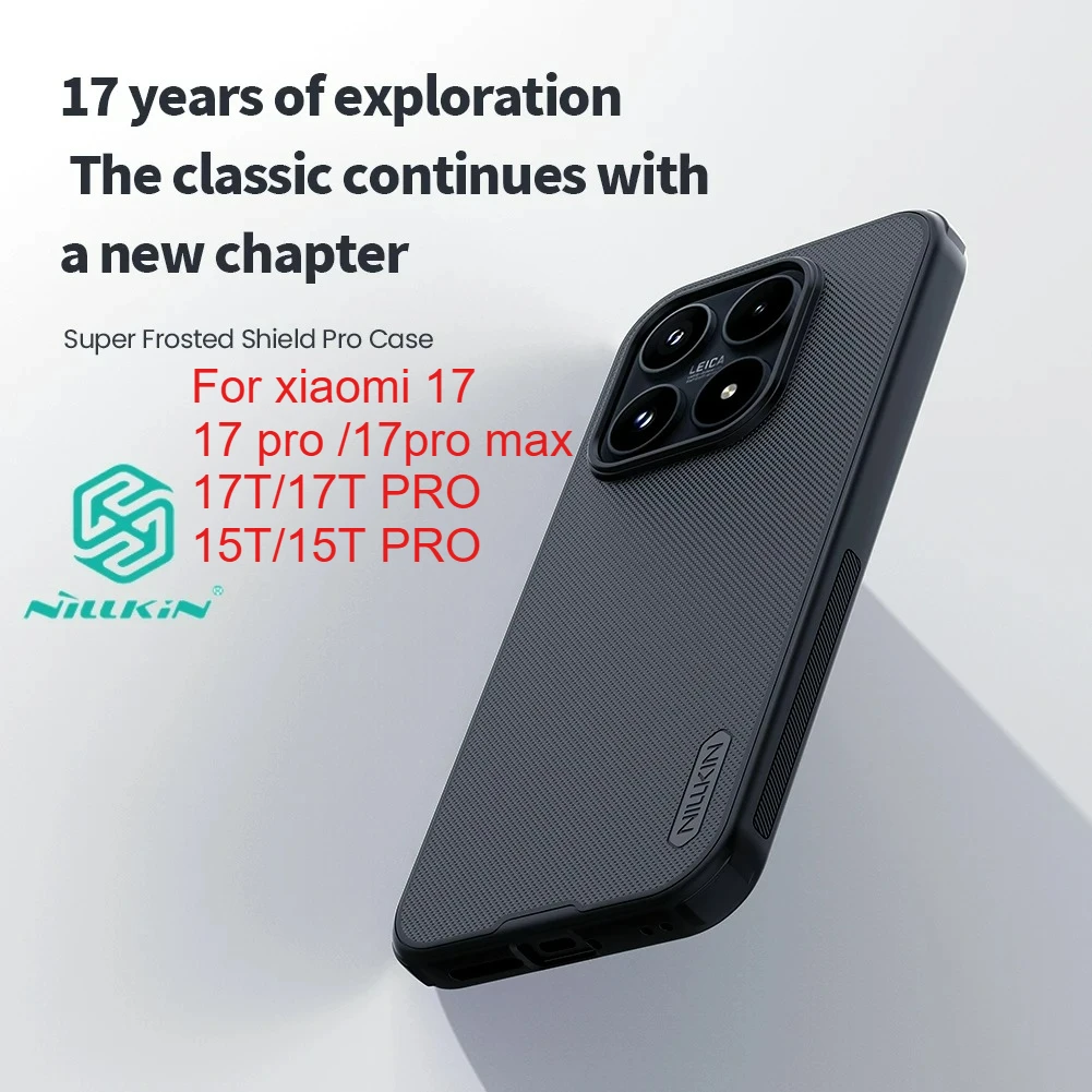 Dla Xiaomi Mi 17 17T Etui Oryginalne NILLKIN Super Frosted Shield Pro Matowa Osłona Tylnej Części Dla Xiaomi Mi17 Pro Max 15T Pokrowce Ochronne — zdjęcie produktu 2