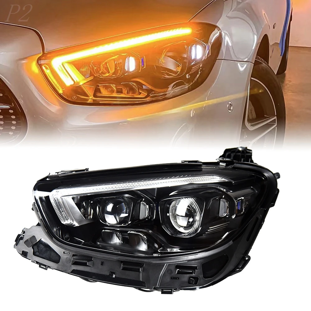 Headlight For BenZ W213 2016-2022 Car автомобильные товары LED DRL Hella Xenon Lens Hella Hid H7 E180 E200 E300 Car Accessories