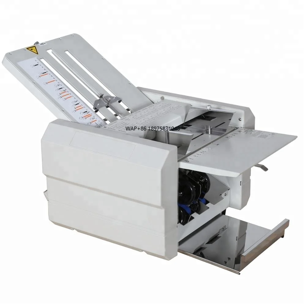 EP-42S Automatic Desktop Paper File Folder Machine Booklet Greeting Card Tissue Paper Brochure Leaflet Folding Machine for Sale