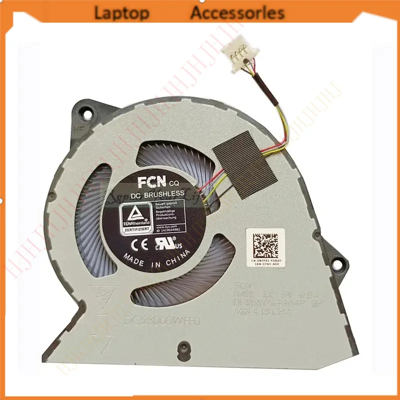 HJ 0RFF51 RFF51 DC28000WFF0 DFS5K12114464P для Dell Vostro 3420 3250 3510 V3420 Вентилятор процессора ноутбука Кулер Вентилятор радиатора HJ 0RFF51 RFF51 DC28000WFF0 DFS5K12114464P для Dell Vostro 3420 3250 3510 V3420 Вентилятор процессора ноутбука Кулер Вентилятор радиатора