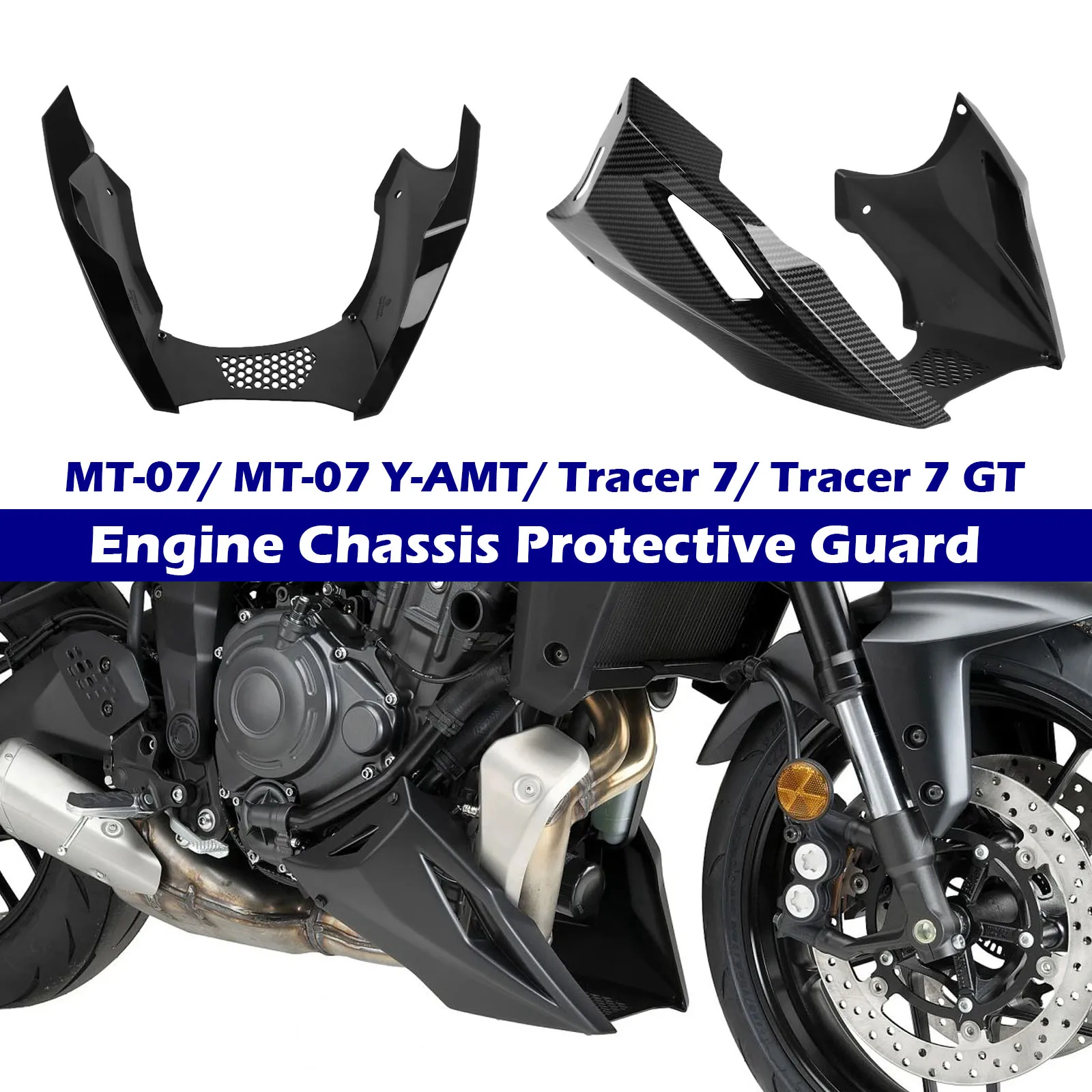 For YAMAHA Tracer 7 GT Tracer7 MT07 MT-07 Y-AMT MT 07 2025 2026 Belly Pan Lower Engine Chassis Guard Motorcycle Accessories