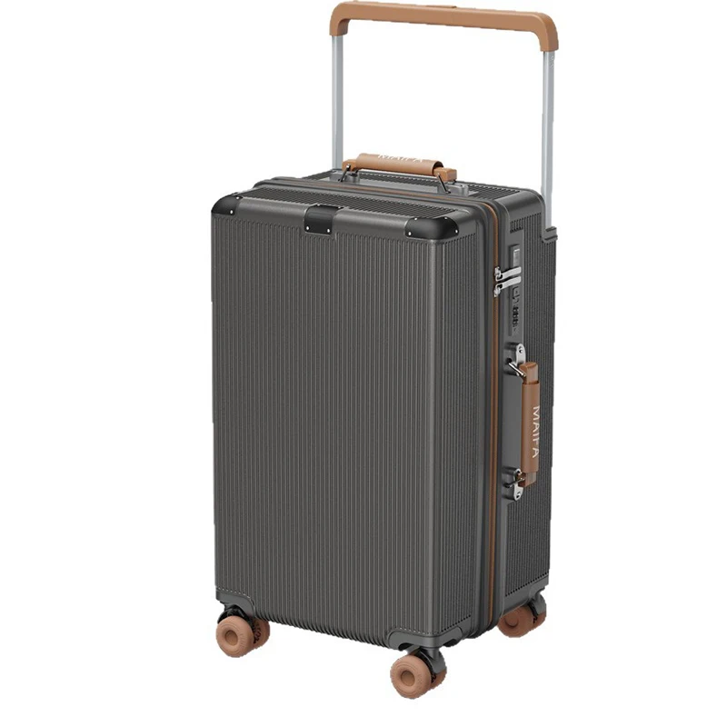 

Новая модель чемодана 2026 года с широкой ручкой, 24-дюймовый чемодан на колесиках, 20-дюймовый ручной чемодан, 3:7 Утолщенное глубокое отделение, 28 дюймов