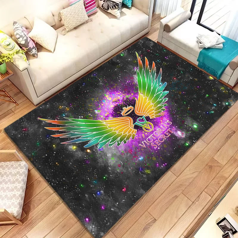 Angel Wings Large Carpet Playroom Gaming Kitchen Floor Mat Victorias S-Secrets Entrance Doormat Galaxy Rainbow Bathroom Foot Rug