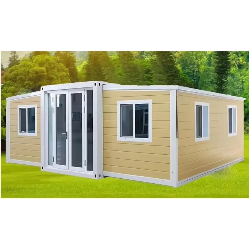 Mobile Expandable Prefab House Room Shipping Modular 20ft 40ft Folding Expandable Container House 3 Bedroom for Winter