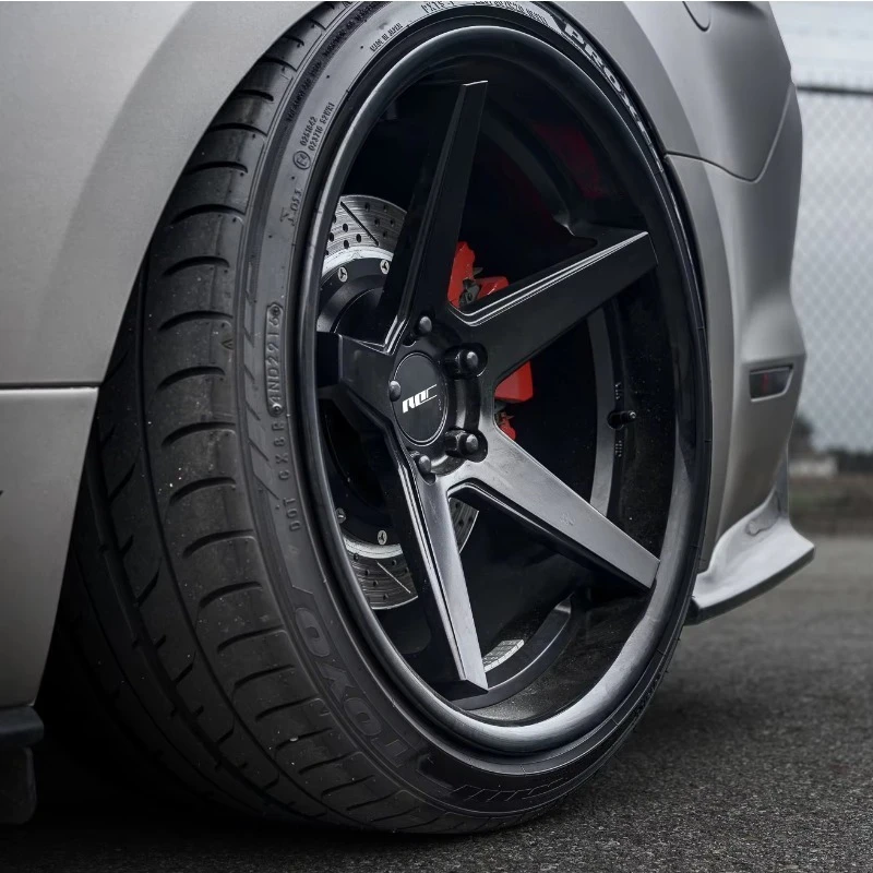 Custom 5 Spoke Forged Alloy Wheels Muscle Car 5x115 Concave 20 Inch Monoblock Wheels for Dodge Charger Hellcat Widebody