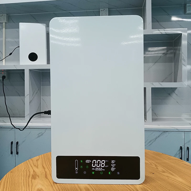 

150M 3h wall-mounted single room ERV ventilation system with heat recovery for bedroom/office ventilation with WiFi