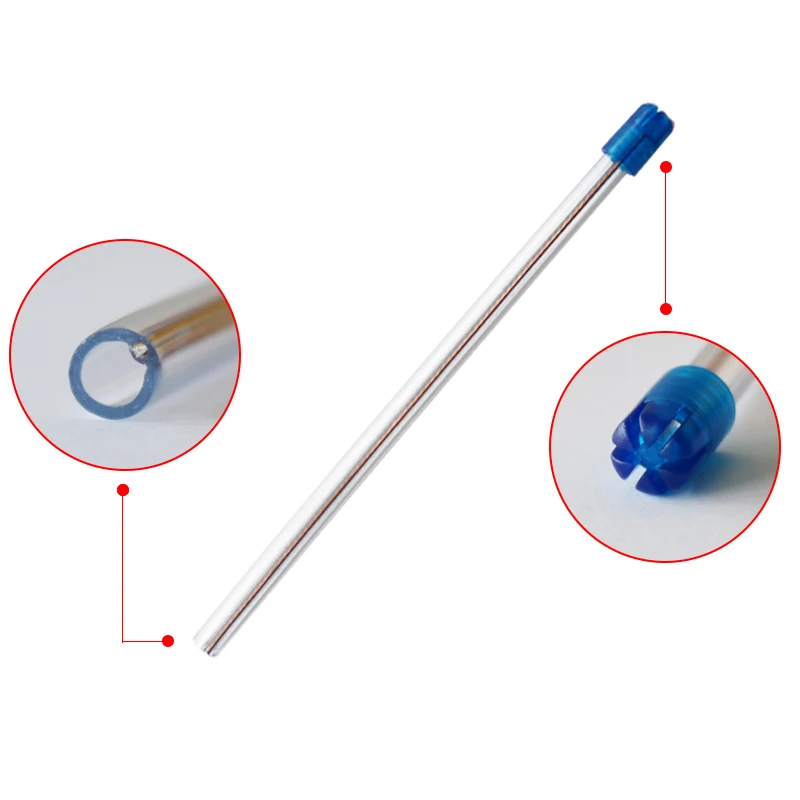 

10 pcs Disposable Dental Saliva Ejector Low Volume Suction Aspirator Tube Blue Tip single package