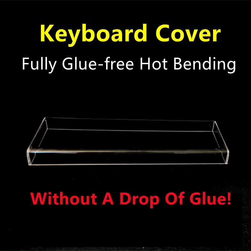 Acrylic Transparent Mechanical Keyboard Dust Proof Case 68 Key 60 Key 98 Key 104 Key Nj68 Nj80 Key 87 Key Cap Cover