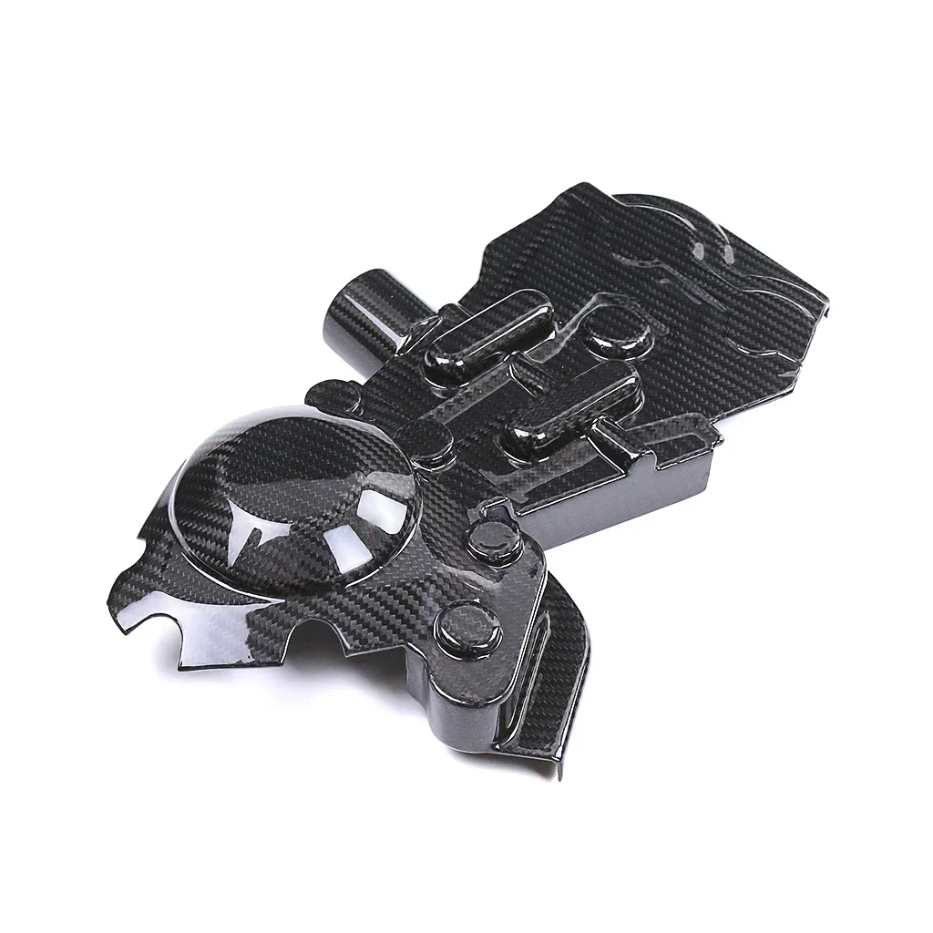 For Yamaha MT 09 MT09 MT-09 2017 2018 2019 2020 100% Carbon Fiber Engine Cover Protector Fairng Motorcycle Accessories