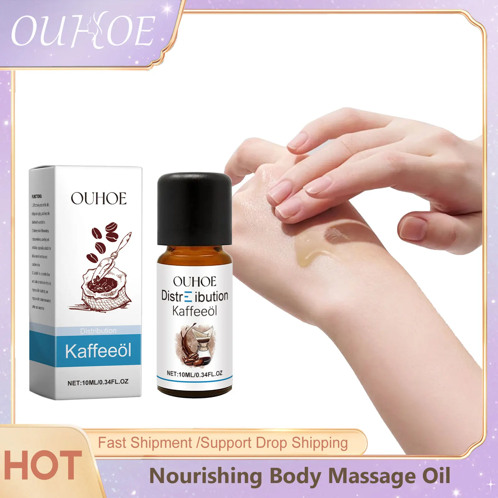 Body Massage Essential Oil Moisturizing Nourish Relieve Fatigue Relax Soothe Long Lasting Perfume Repair Skin Care Essential Oil