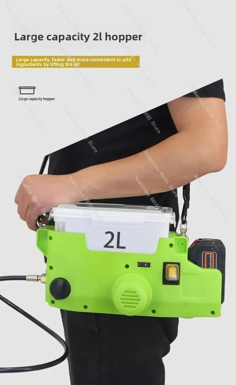 Cordless Backpack Paint Sprayer,Portable Airless Handheld Sprayer for Latex Paint & Wall Repairs
