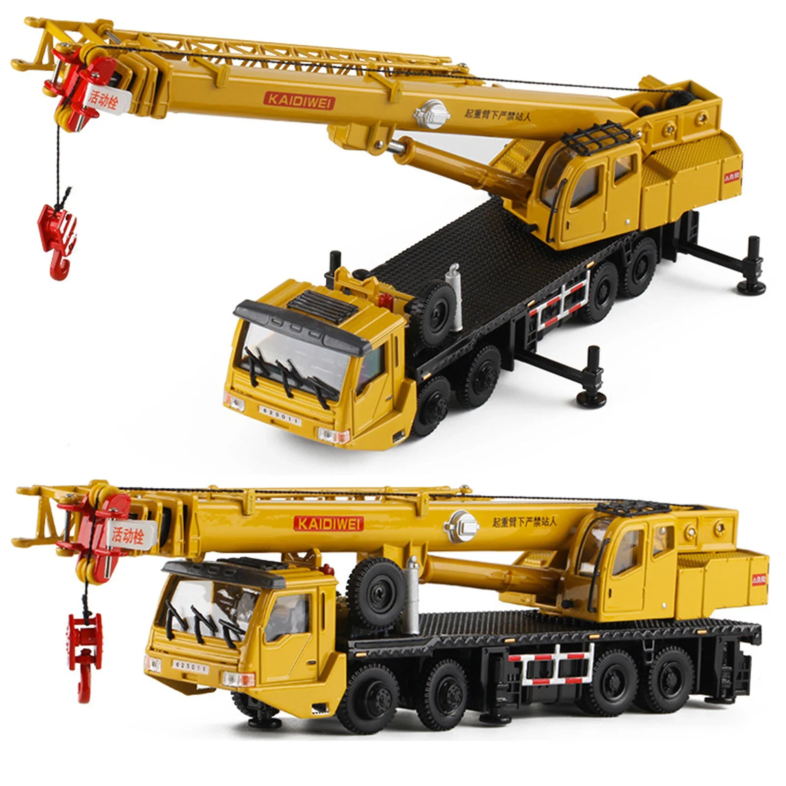 1:55 Machinery Lift Crane Truck Construction Equipment Diecase Model engineering truck simulation car model DIY Hobby toys gifts