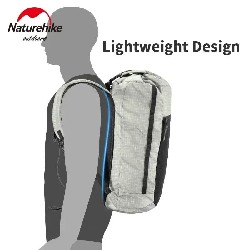 Imagem -04 - Naturehike-mochila ao ar Livre de Grande Capacidade para Homens e Mulheres Bolsa de Escalada Viagem Camping Caminhadas Ciclismo Verão 20l