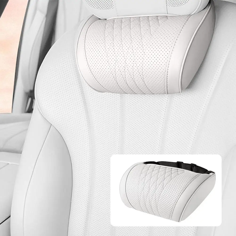 Auto-Nackenschutzkissen, Lendenstütze, spezielles Kissen für den Fahrersitz, Kopfstützenkissen zur Linderung von Rücken- und Nackenschmerzen – Detail 11