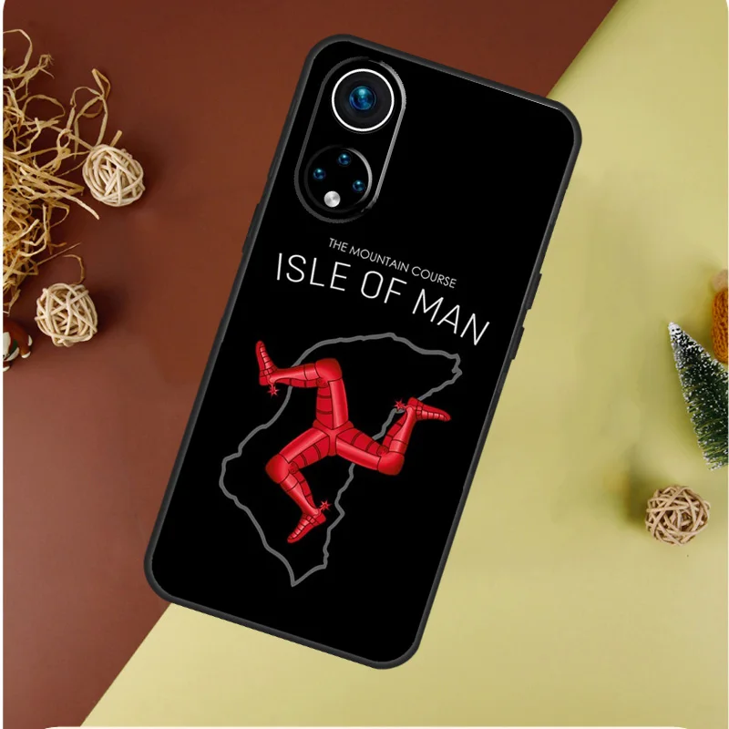 Ilha de Man Brasão Caso Para Honor Magic 7 5 6 Pro Honor 200 Pro 50 70 90 Lite X9b X9a X8b X8a X8 X9 X9c Capa