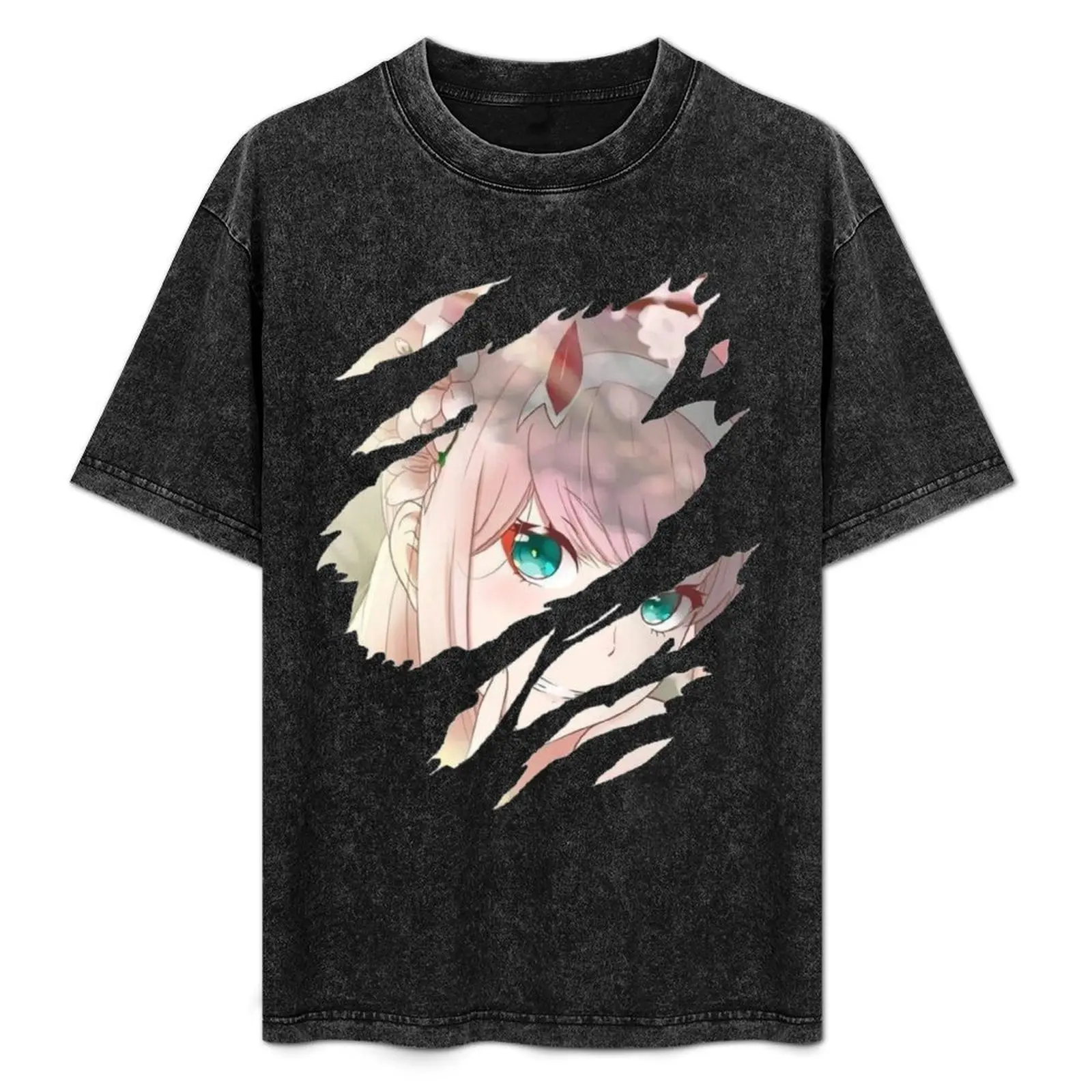 

Zero Two T-Shirt oversized t shirt anime figures plain t shirts for men