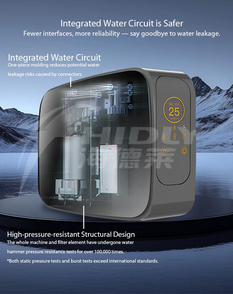 High-Flow 600 800Gpd Household Reverse Osmosis Ro Water Purifier System For Home Drinking Water Filtration Purificador De Agua