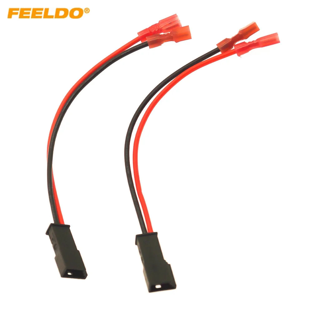 

FEELDO Car 2Pin Stereo Speaker Wire Harness Adaptors For Citroen Auto Speaker Replacement Connection Wiring Plug Cables