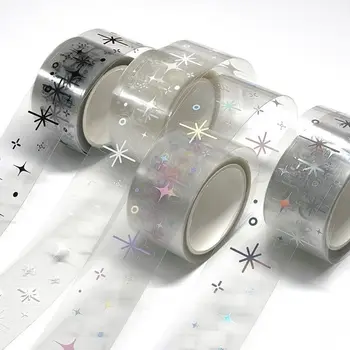 Kawaii 5M DIY ręczna taśma do namiotu naklejka kolorowe litery symbole Kpop dekoracyjne naklejki Cute Cartoon szkolne artykuły papiernicze