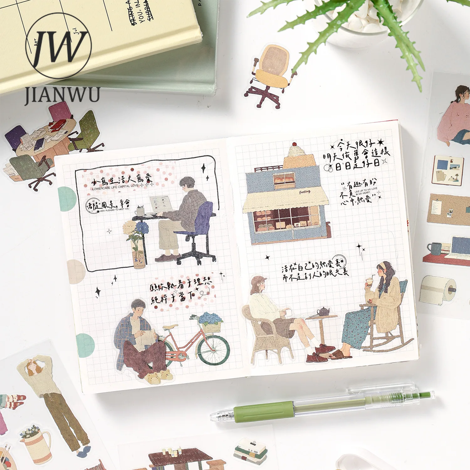 JIANWU Vintage Life Character  - огляд і ціна Vintage Collectible Books