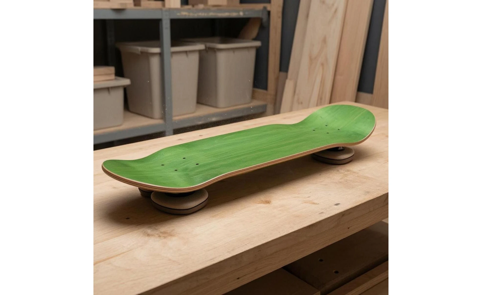 Canadian Maple Skateboard Deck Pre-Drilled Double-Kick Skateboard Deck Sports Gear Symmetrical Rounded Nose and Tail