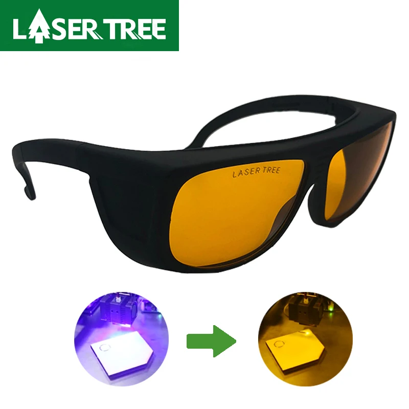 TUBD4-S5 de árbol láser OD4, gafas protectoras de seguridad, 190-490nm, T3GD4-S5, 190-550 y 800-1100nm