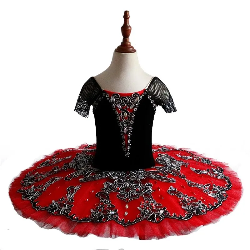 

Professional High Quality Custom Size 12 Layers Performance Wear Costumes Women Girls Black Ballet Tutu