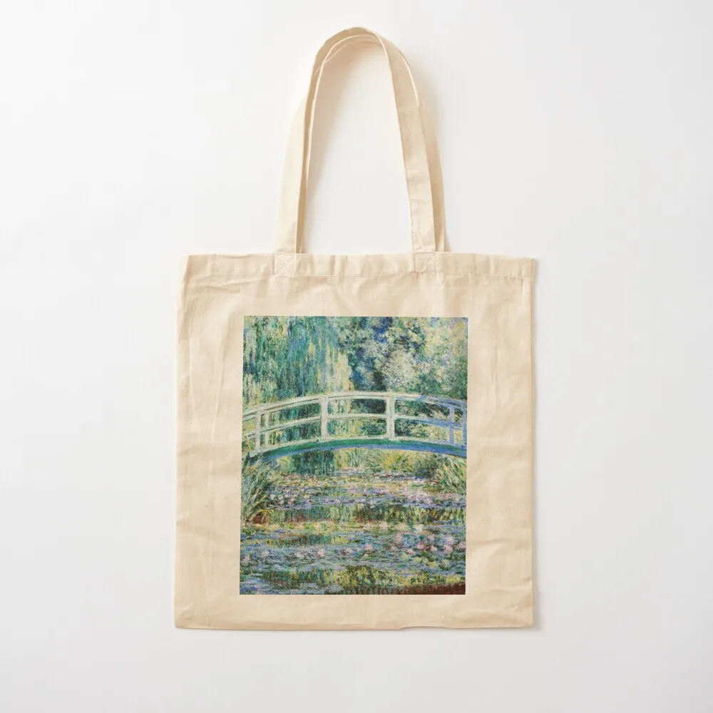 

Monet Water Lilies and Japanese Bridge 1899 Tote Bag tote bags men large size bags tote bag women Canvas Bag