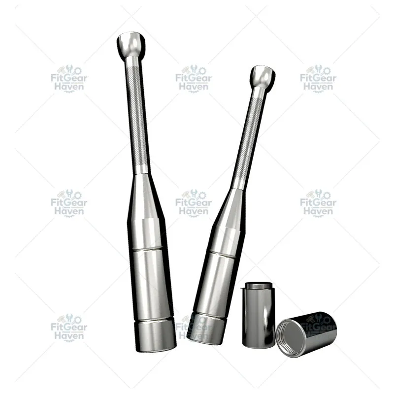 Cano de Aço Ponderado Ajustável para Fitness, Clubbell, Exercitador de Força para Braços, Punhos e Mãos, Equipamento de Ginástica Doméstica