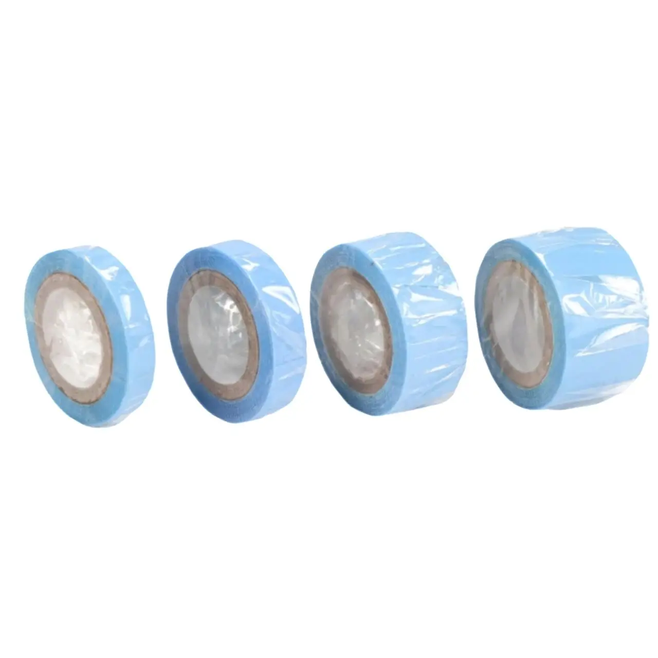 Hair SystemsTape For Lace Front Blue Double Sided Wig Tape For Hair Extensions 0.8Cm Width Adhesive Tape Wig Styling Tools