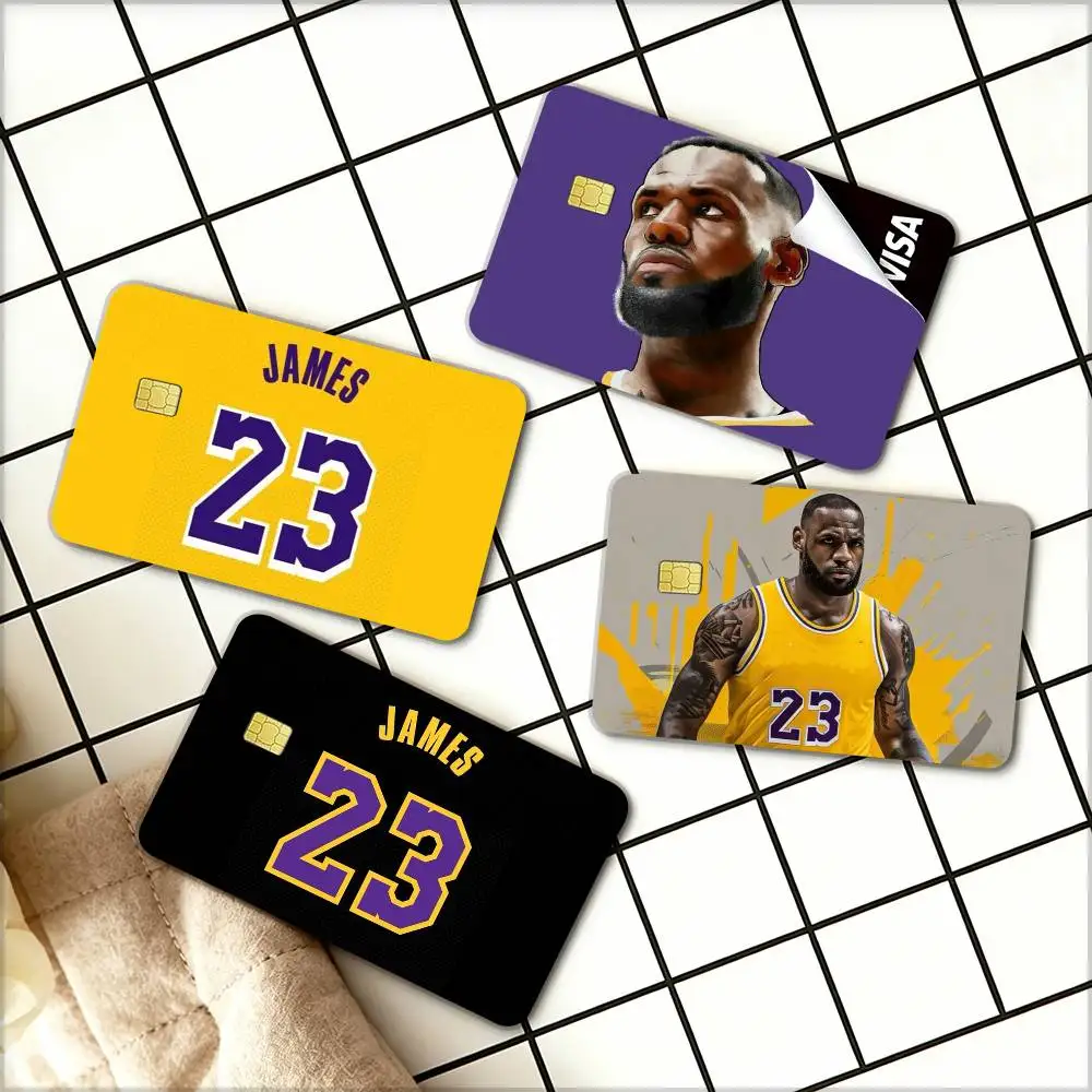 

L-LeBron J-ames Waterproof Film Skin Cover Credit Card Stickers Debit Front Bank Bus Pass