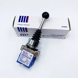 Good Quality 22mm Cross Switch 2Way 2Position Self Latching Reset Momentary 2NO Master Monolever Joystick Switch PA12 PA22