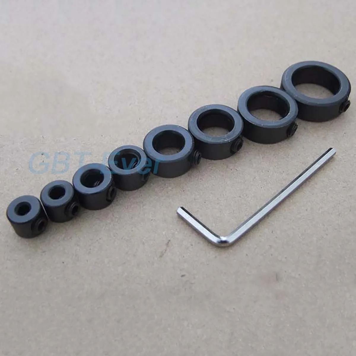 Anillo de límite de broca, herramienta de carpintería, broca de 3 ~ 16mm, collares de tope de profundidad, posicionador de anillo, localizador de taladro, llave hexagonal, tornillo de arroz M5