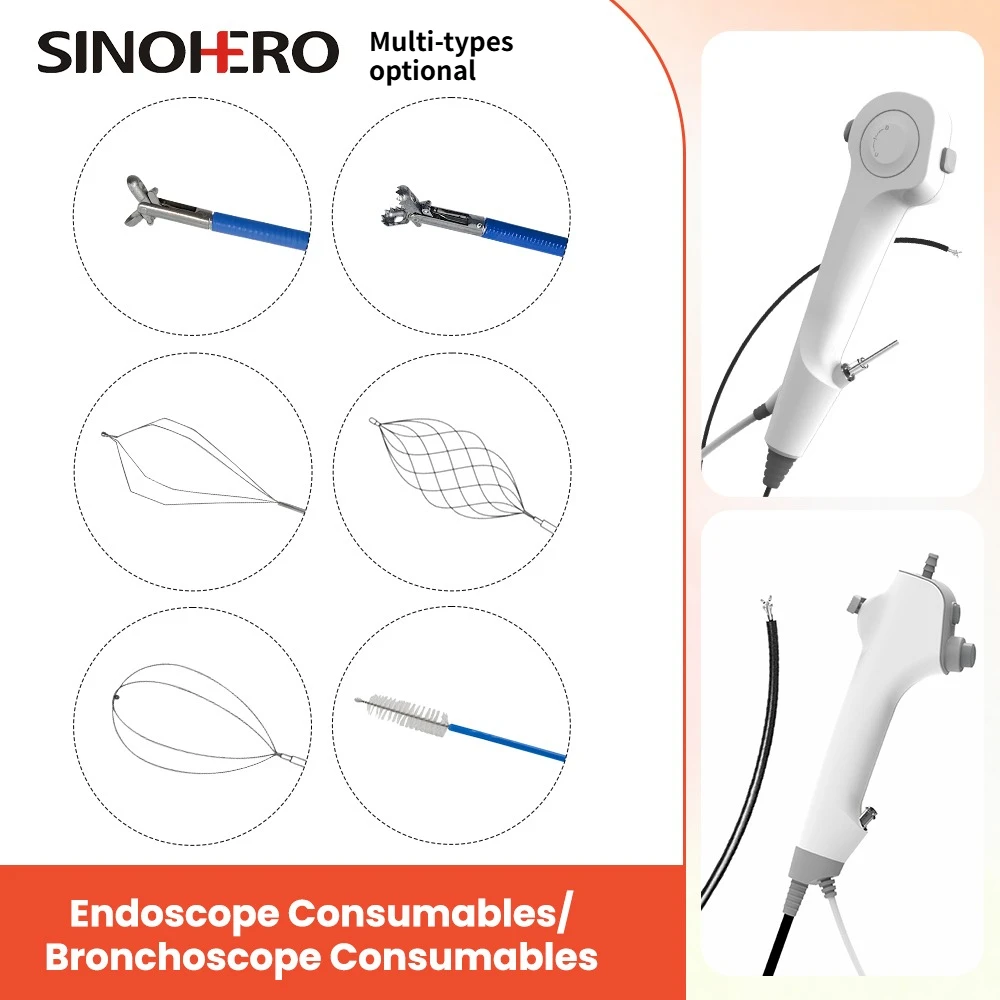 

Use for Working Channe ≥1.2mm Endoscope Camera Accessories Foreign Body Forceps Biopsy Forceps Cell Brush Multi-types Optional