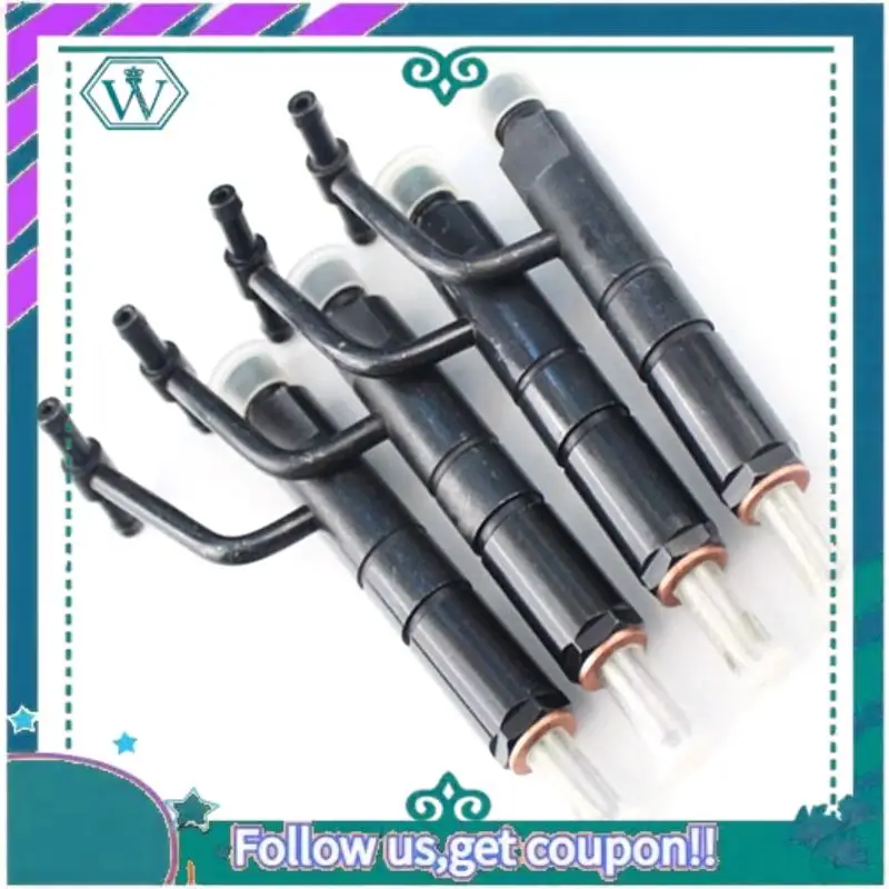 

AA92-4PCS Fuel Injector Assembly Compatible 4JB1 Engine Diesel Fuel Injector +Nozzle KBAL-P001A DSLA153P009