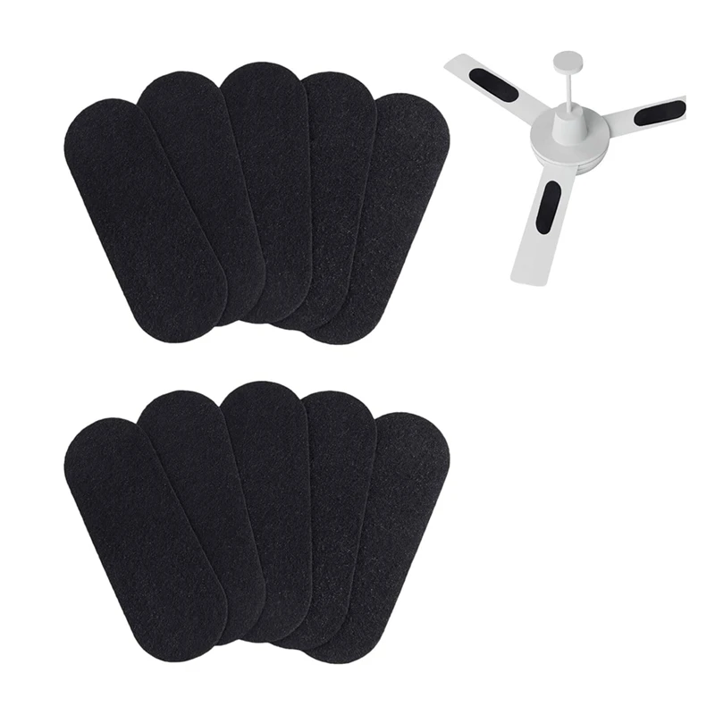 AB15-10 PCS Ceiling Fan Filters, Activated Coconut Carbon Filter Filters For Ceiling Fan Blades Eliminate Odors