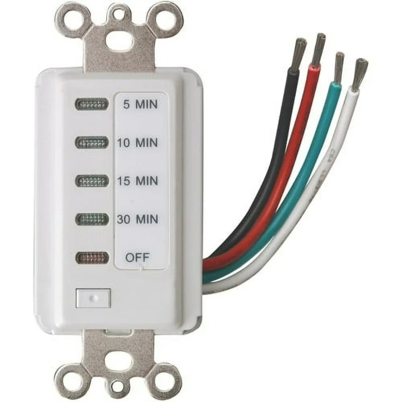 

Таймер обратного отсчета 59007, 15 А, 125 В, 1800 Вт, настройка времени отключения 5, 10, 15, 30 минут, белый цвет