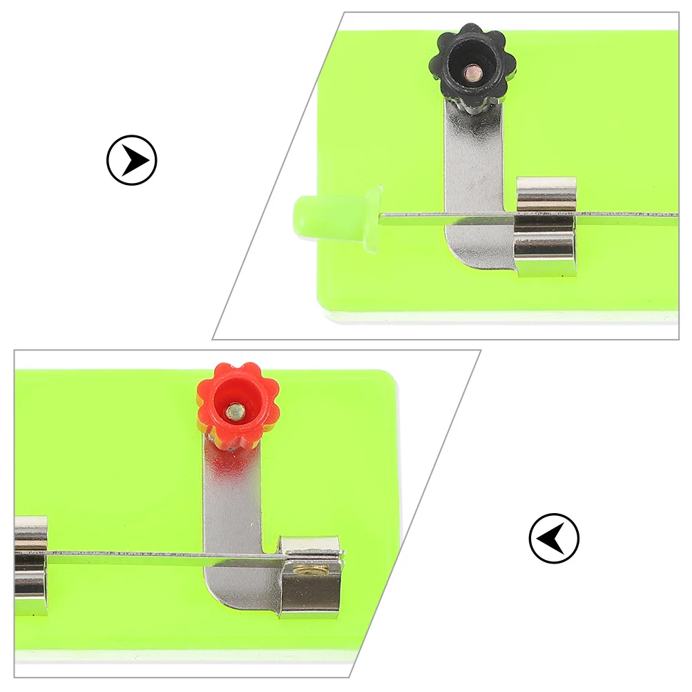 

5Pcs Single Pole Spst Switch Copper Electrical Circuit Breaker for Physics Experiment Labs Equipment Education