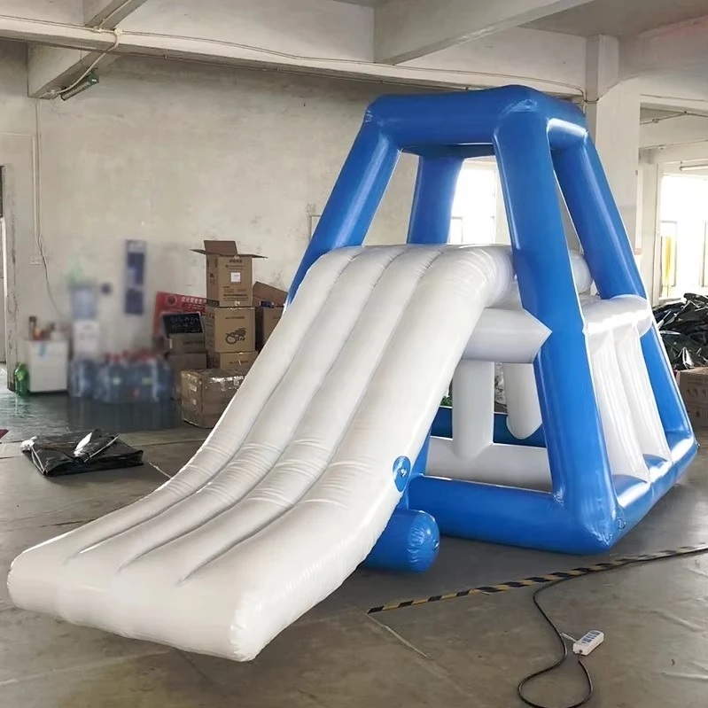 Floating Water Park Climbing Slide Outdoor Small Inflatable Water Slides for Pool Lake