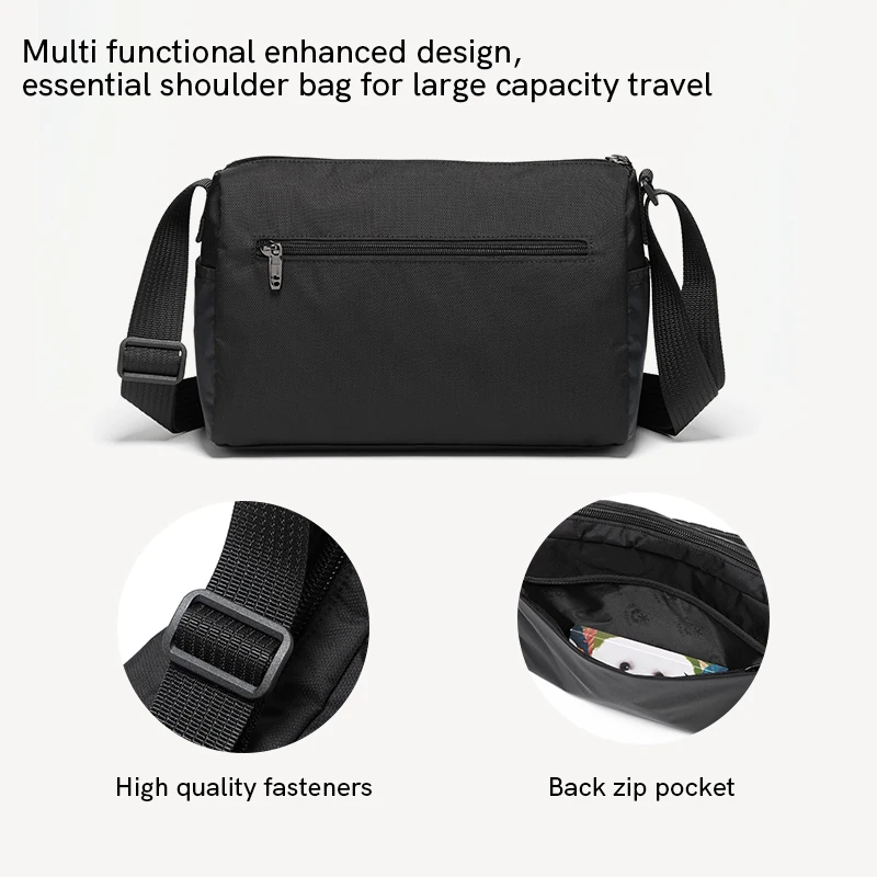 Volunteer Men\'s Oxford Cloth Crossbody Shoulder Bag Man Fashion New Multipurpose Casual Commuter Phone Sling Cross Bags 1829-10