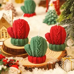 3D Christmas Scented Candles Home Decor Candles Navidad Room Aesthetic Navidad Home Room Table Decoration Gift Party Favors