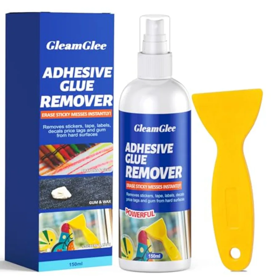 Adhesive Remover Spray 5.03oz Powerful Glue and Sticker Remover for Tape, Labels, Silicone, Grease, Gum and Wax Residue Safe on