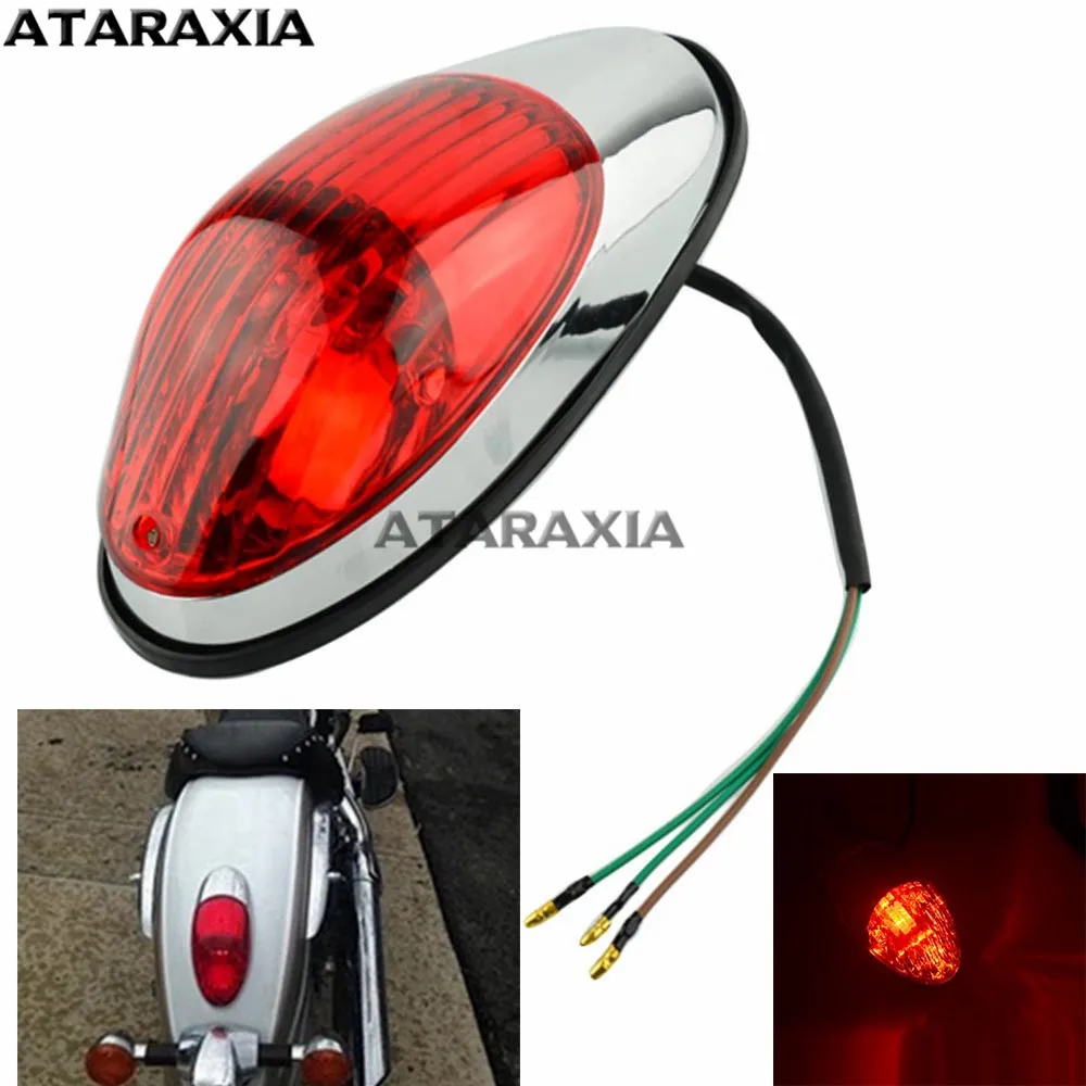 Motorcycle Rear Brake Light 12V For Kawasaki Vulcan 900 VN900 Daytime Running Tail Light For Honda Yamaha Chopper Cruiser Custom