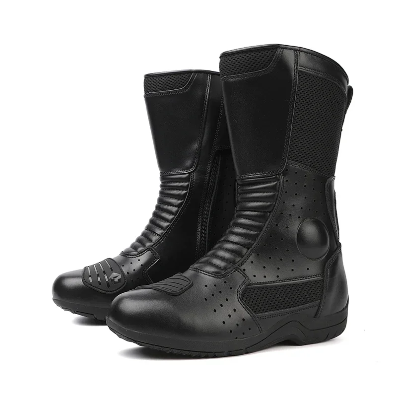 Motorcycle Riding Shoes Motorcycle Boots All-season Breathable Anti-fall Rider Road Racing Shoes for Men Botas Para Moto