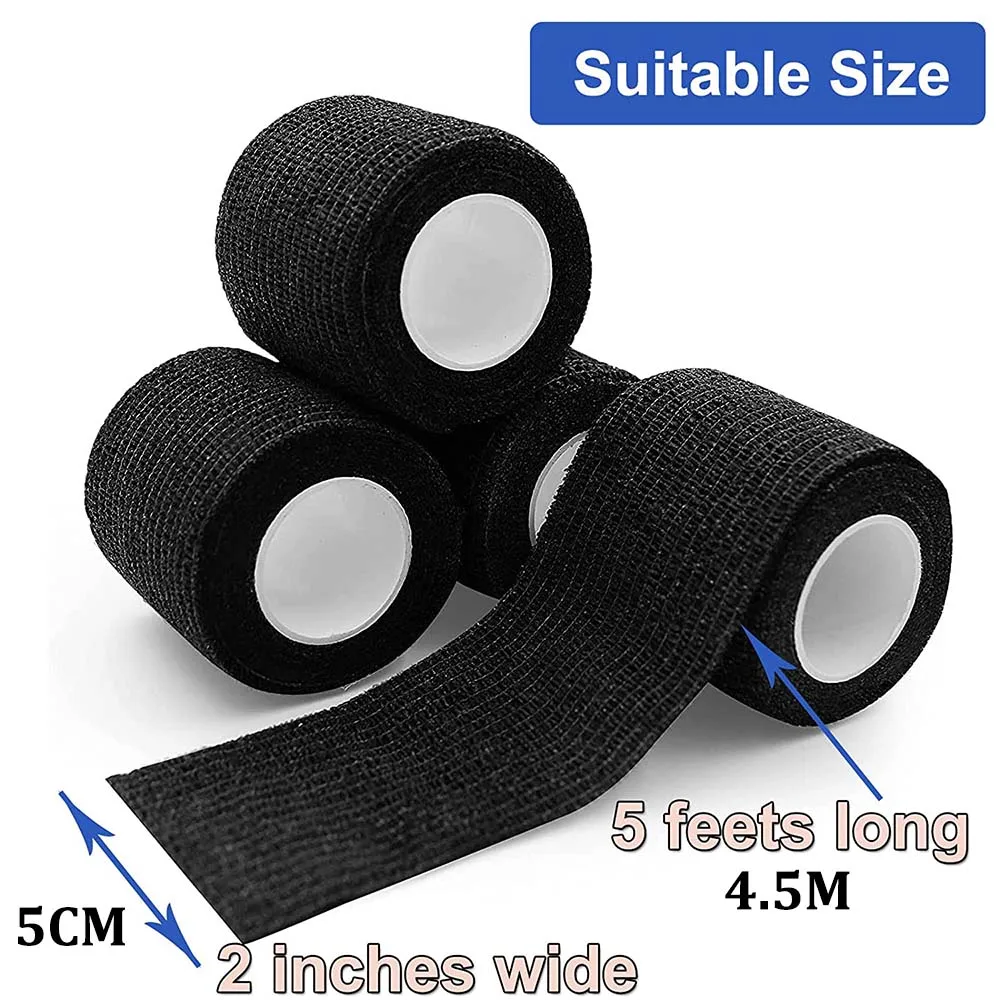 96/48/24/12/1pcs Tattoo Grip Tapes Wraps Elastic Tattoo Bandage Wrap Tattoo Grip Tube Covers Tattoo Machine Pen Tattoo Supplies