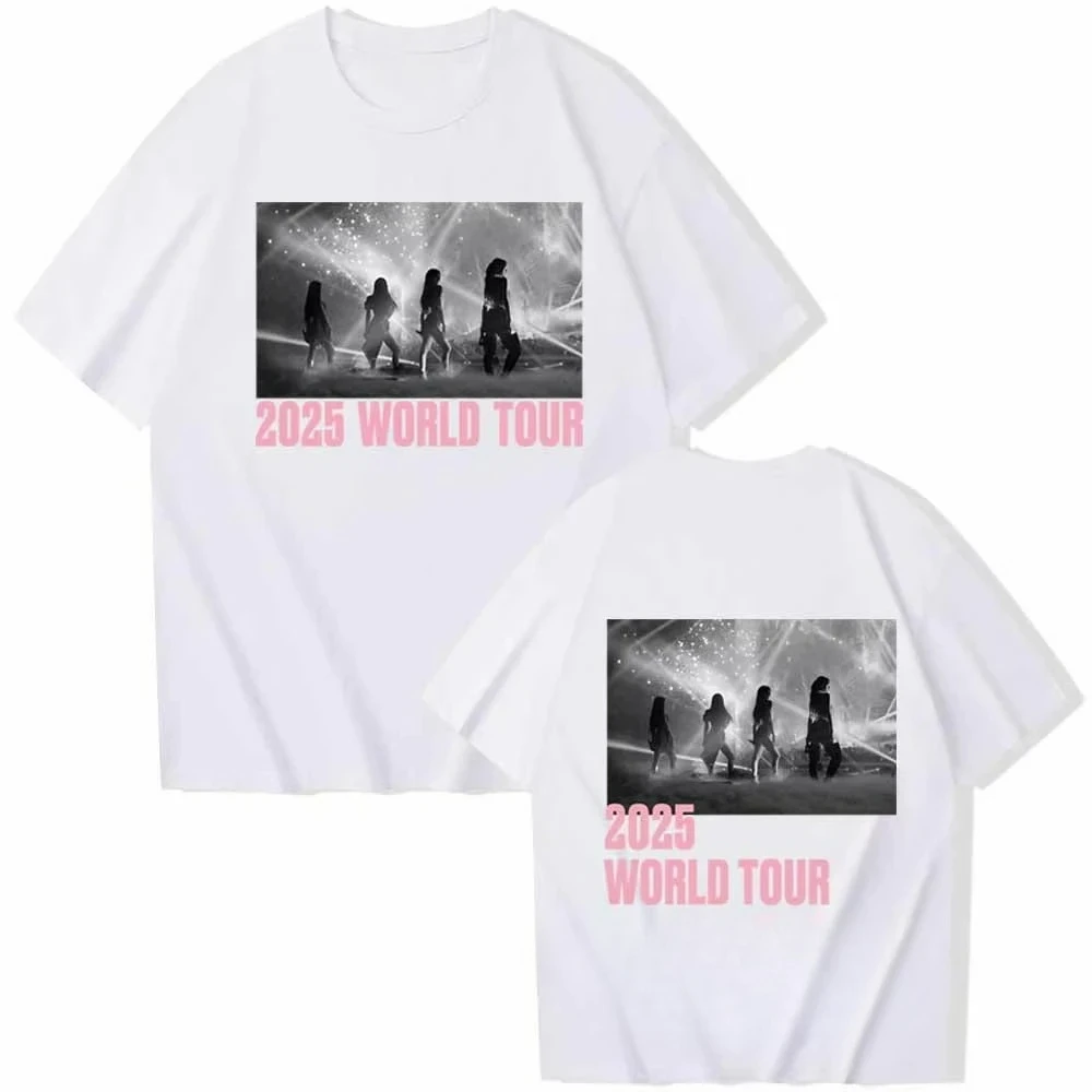 

Pink Journey Printed Fun High Street Heavy Cotton Short-sleeved T-shirt Men's and Women's Oversize Casual Versatile Couple Top
