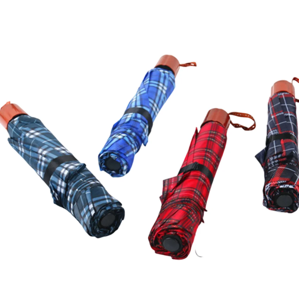 

Зонт с усиленной рамой в шотландскую клетку, легкий, 10 спиц, для путешествий, очень большой, прочный, ветрозащитный