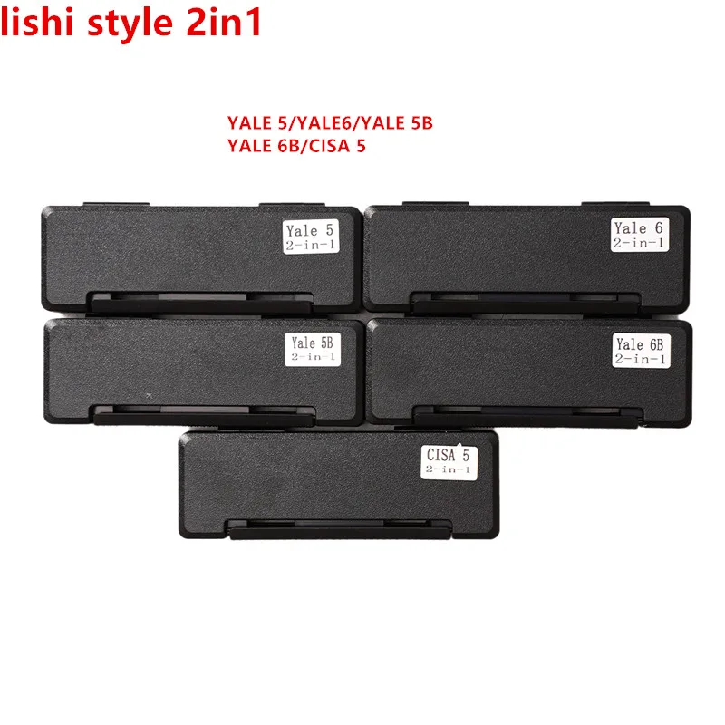 New LISHI 2 In 1 STYLE CISA-5 Yale-5 YALE 5B Yale-6 YALE 6B Tool For Instacode Database CISA 1198 Yale 244